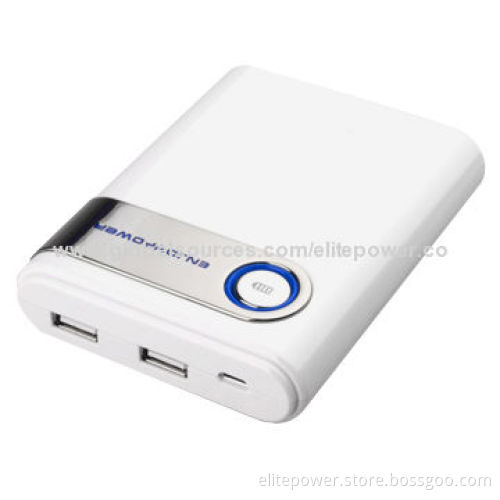 Charger for iPad 3, iPhone, HTC, Samsung and Nokia, 8,800mAh Dual Output Battery
